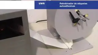 Impresora con desbobinador UWR y rebobinador RWR