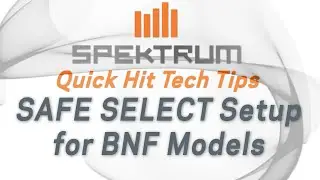 Spektrum Quick Hit Tech Tips - How to Setup SAFE SELECT for your Bind and Fly Models