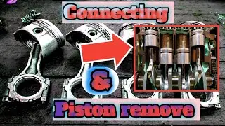 Yanmar engine overhauling part 6 (connecting rod & piston opening)