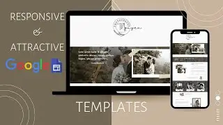 The Responsive and Beautiful Google Site | Website Template for 2022