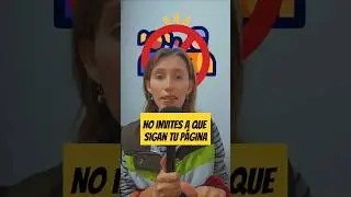 NO INVITES a que SIGAN tu página #Facebook.