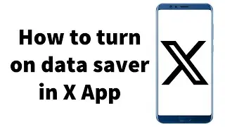 How to turn on data saver in X App (Twitter) | How to Enable Data Saver on Twitter (X App)