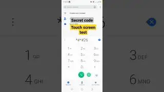 secret code||touch screen test 