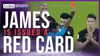 James Rodriguez Sent Off In Qatar After Heated Argument With Referee