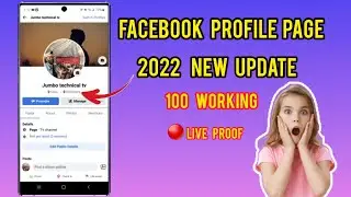 how to create facebook profile page 2022 II facebook profile page II make facebook profile page