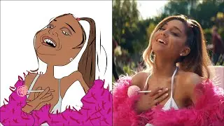 POP DRAWING MEME #68 | ARIANA GRANDE - THANK U, NEXT | Ruby Fun