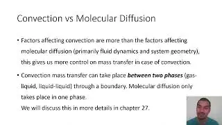 Mass transfer in Arabic | 51 | Introduction to equation of convection mass transfer equation