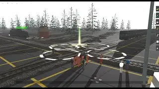 Frog Wars: When a Railroad Crosses Another without Permission (Trainz)