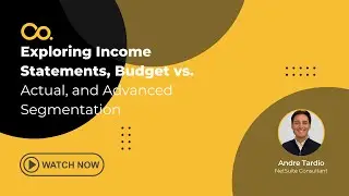 NetSuite Demo: Exploring Income Statements, Budget vs. Actual, and Advanced Segmentation