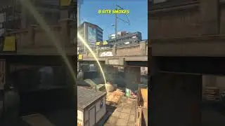 B Site Smoke By Donk On OverPass CS2 Tricks 