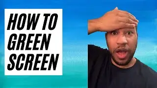 Green screen for video - on Iphone/Ipad