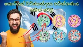 Color blind test korean skill | Color blind test korea | Color blind test | Korean exam