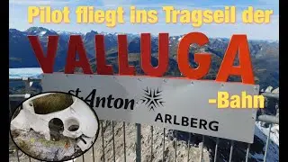 Pilot fliegt ins Tragseil der Vallugabahn