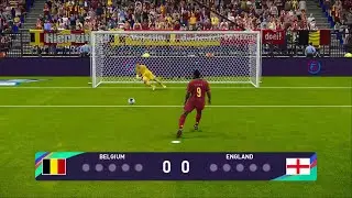 eFootball | BELGIUM vs ENGLAND | Penalty Shootout | Gameplay PC