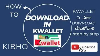 Kibho Wallet Downlod / Kwallet / how to download kibho kwallet in telugu