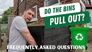 Do the Bins Pull Out? Bin Shelter Frequently Asked Questions