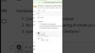 Python change variable type #python #pythonprogramming #pythontutorial #googlecolab #programming