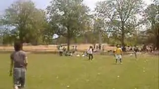 Asians vs Curries Footy (Elliots front flip throw-in)