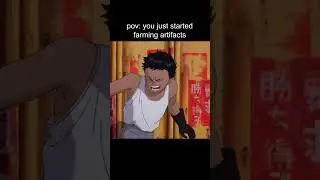 Genshin Impact Artifacts | Akira Leave me alone Meme