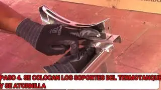 COMO ARMAR LA ESTRUCTURA DE UN CALENTADOR SOLAR