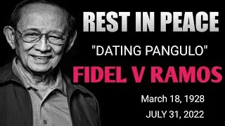 fidel v ramos Rest in Peace Dating Pangulo Pumanaw na #eleksyon2022 #tvpatrol #gmanews