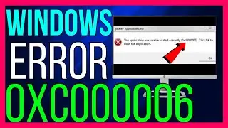 How to FIX The Application Was Unable to Start Correctly 0xC0000006 (2025)