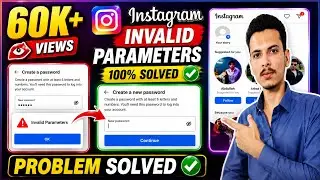 How To Fix Instagram invalid Parameters problem Instagram invalid parameter error problem solve 2023
