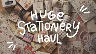 HUGE STATIONERY HAUL 🌷Aliexpress, etc.