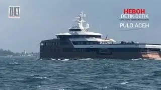 LA DATCHA GeorgeTown CruiseShip was arrested, Heboh..Kapal Asing tanpa izin Masuk perairan Pulo Aceh