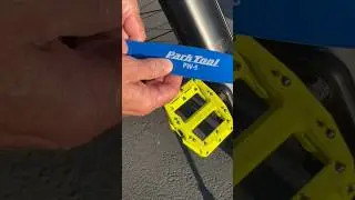 How to install a Left Pedal on a Bike. It is backwards!