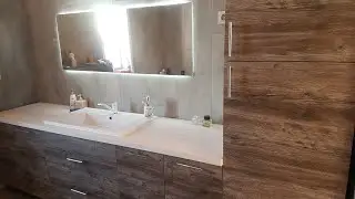 DIY bathroom furniture