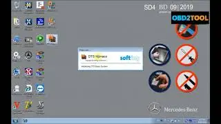 DTS Monaco 8 14 for Benz Installation Video Guide