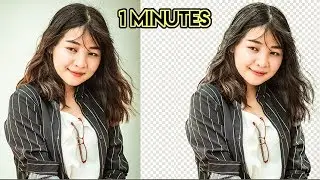 Cut Out Hair in Photoshop JUST 1 MINUTE ! - Photoshop tutorial 2019