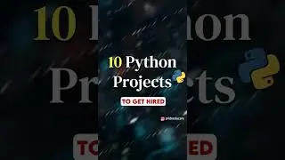 Python projects to get hired |