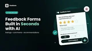 How to Create a Feedback Form with AI - Ovoform