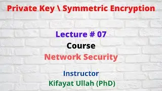 Private Key \ Symmetric Encryption