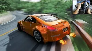 Nissan 350z Uphill Touge Drifting l Assetto Corsa (Thrustmaster T300 - Steering Wheel Gameplay)