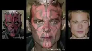 Brad Pitt + Darth Maul Face Morph