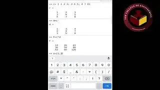 Basic Array Operations in MATLAB (EDA Tools Lab)
