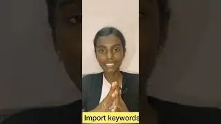 Types of keywords in python | keywords | In Tamil | 