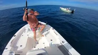 Giant Lane Snapper Off Ponce Inlet in New Smyrna Beach Florida With Captain Drew Cavanaugh