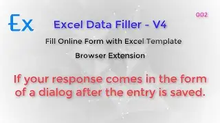 EDF4 - Fill the form in which after saving the entry, Response alert comes in the form of dialog