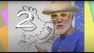 Learn How To Draw A Hen From #2  (Pappy Doodle Time)