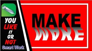 Professional 3D Typography in Coreldraw | Typography illustration in Coreldraw | Corel draw design