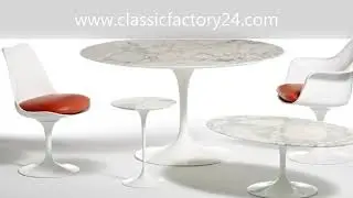 Eero Saarinen Tulip Tische und Stuehle