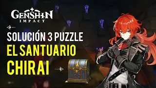 Solución a 3 puzzle en el Santuario Chirai 🏛️ - Genshin Impact