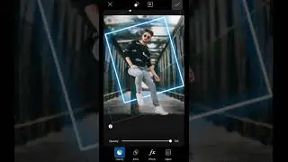 How to edit Neon Glowing Shape in PicsArt #shortvideo #viralshort #youtubeshort #firstshort