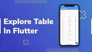 Flutter Tutorial | DataTable Widget