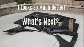Restoring & Painting The Datsun 280ZX Interior Trim Pieces (Part 2)Rust & Bondo Work!