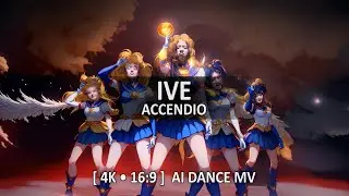 IVE [아이브] - 'Accendio' AI Remix Dance MV ( Sailor Moon Concept - Generative AI )